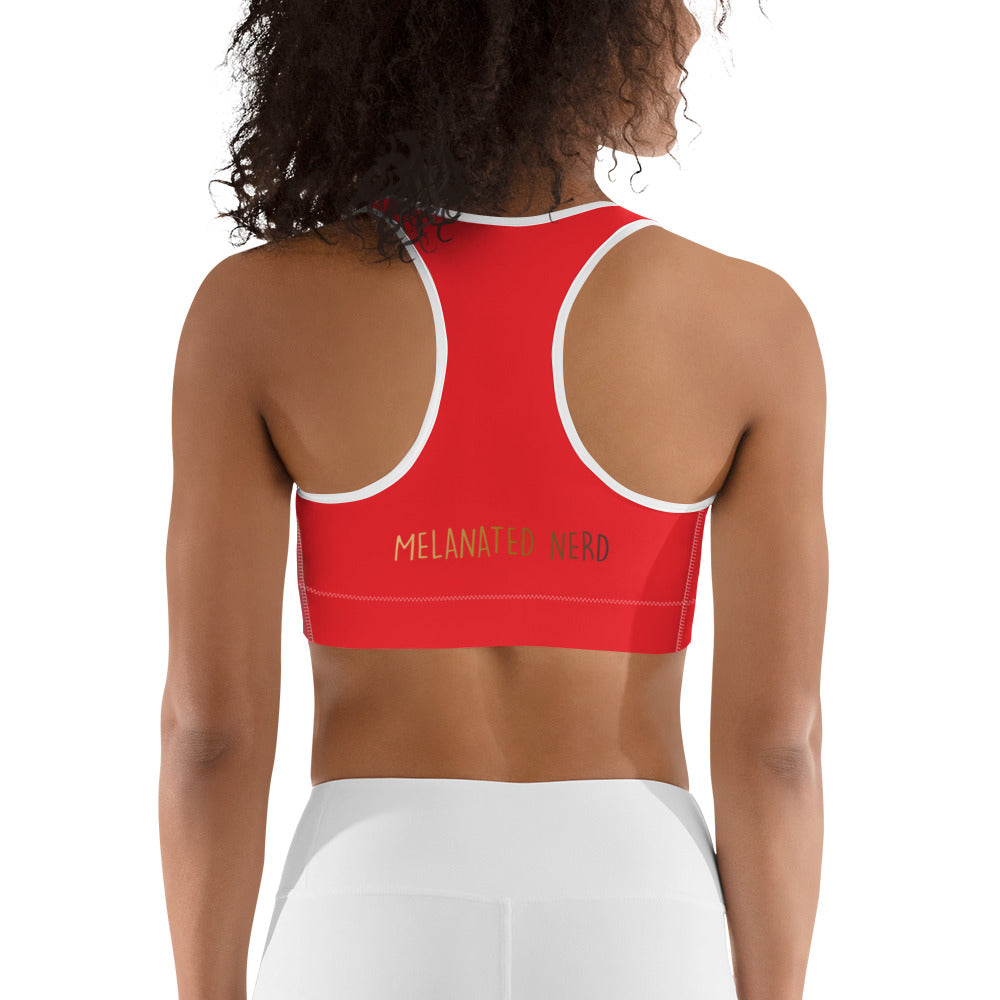 Athleisure Sports bra - Red