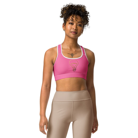 Pink Sports Bra