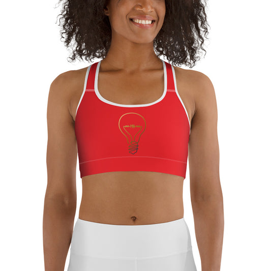 Athleisure Sports bra - Red
