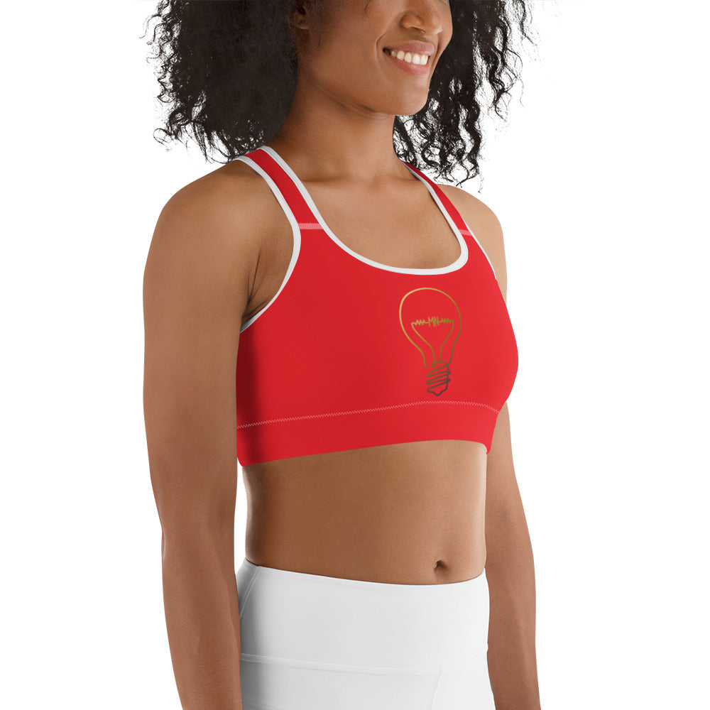 Athleisure Sports bra - Red
