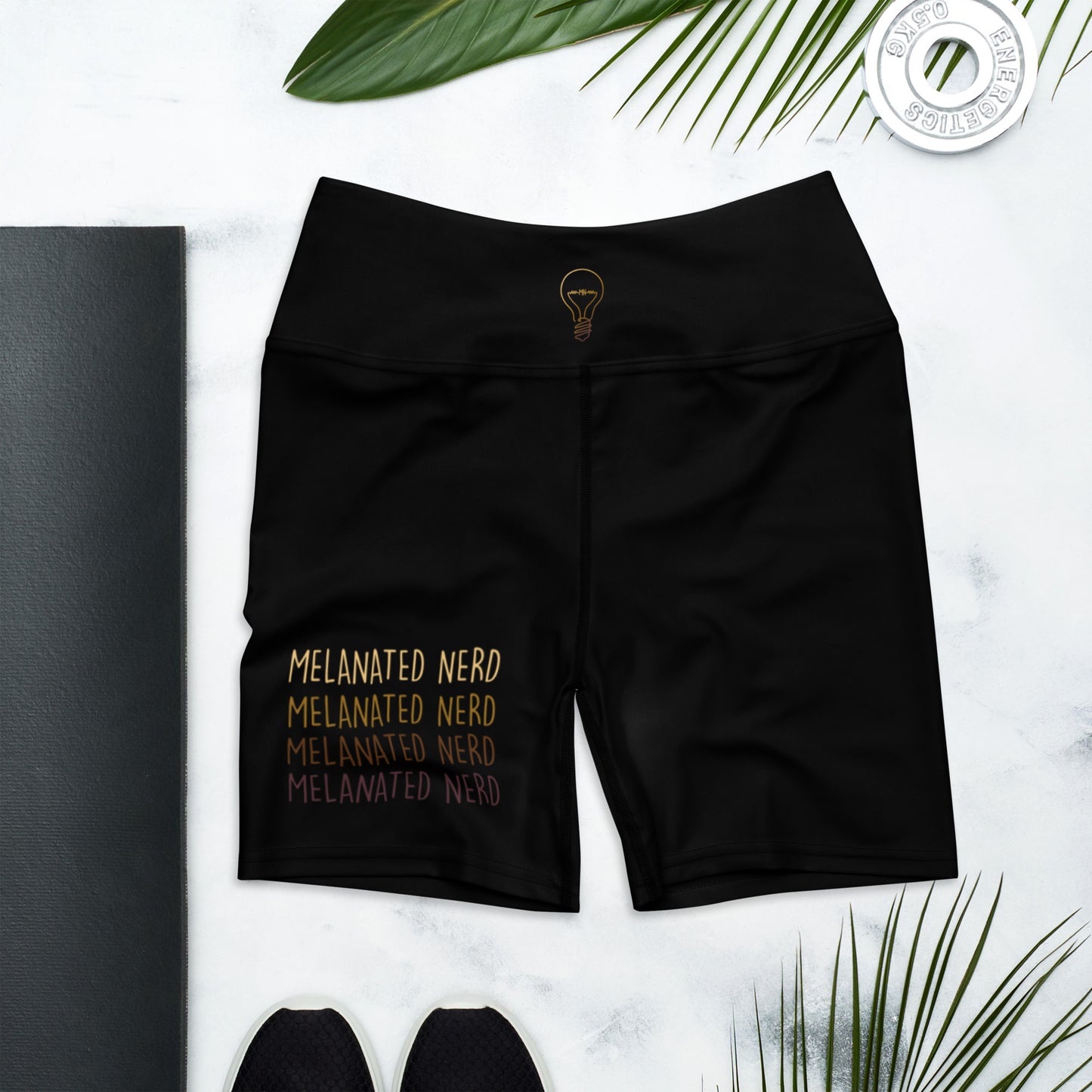 Printed Yoga Shorts