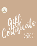 Gift Cards starting from $10