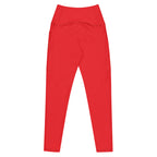 Leggings with pockets - Red