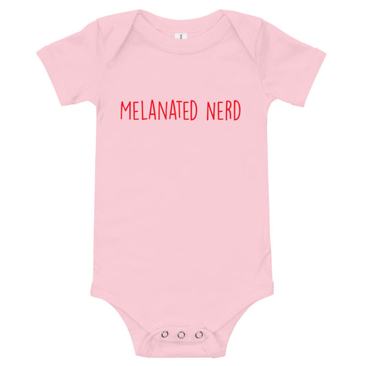 Baby Melanated Nerd Onesie